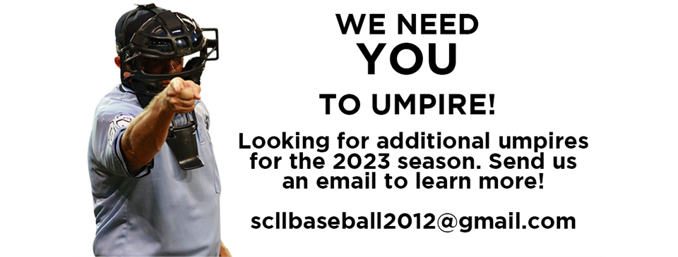 Umpires Needed! 