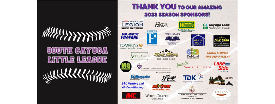 Thank You Sponsors!!!