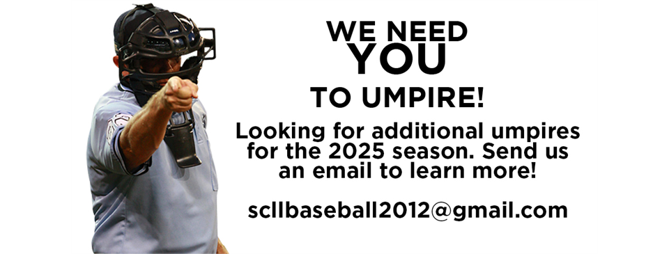 Umpires Needed! 